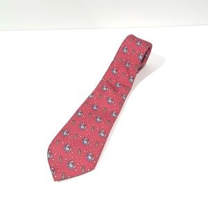 Vinyard Vines Martha's Vinyard Crab and Scallop Shell Pink Necktie